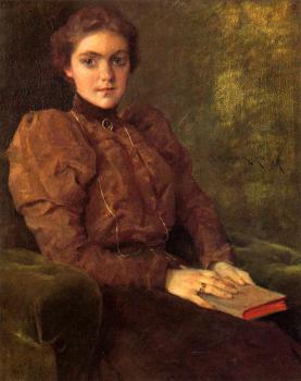 William Merritt Chase : A Lady in Brown
